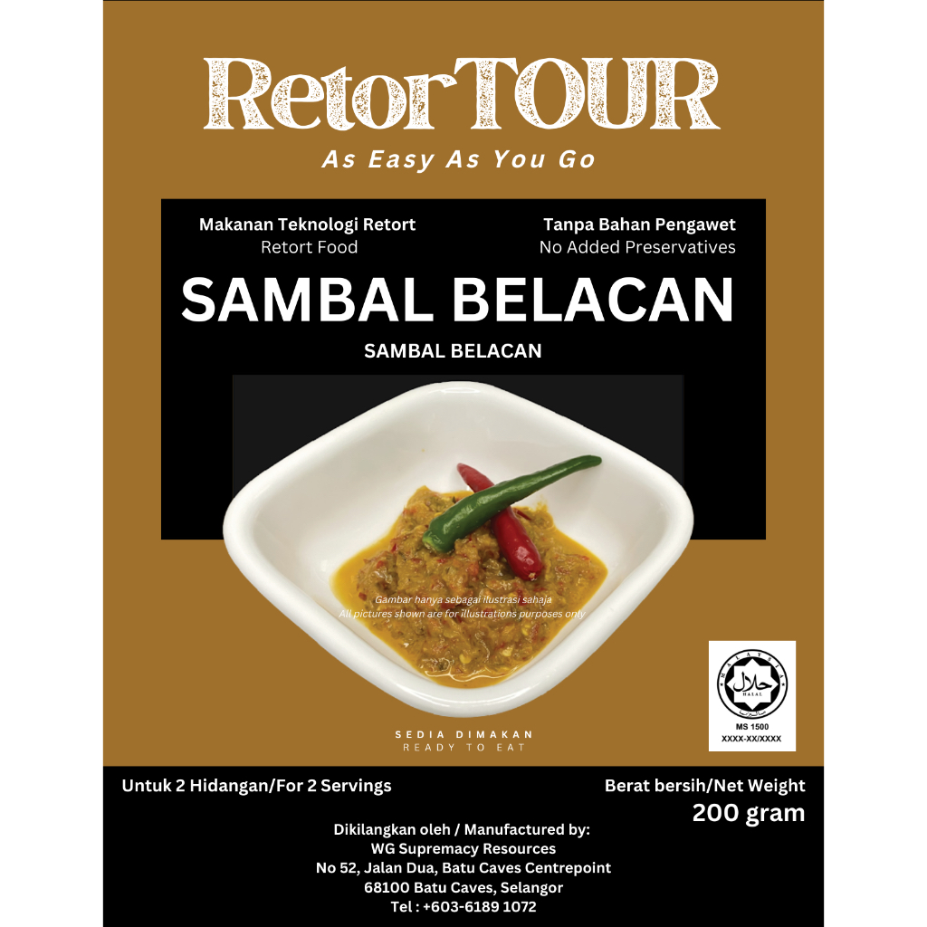 SAMBAL BELACAN (TERASI) READY TO EAT Shopee Malaysia