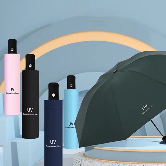 Sun Umbrella Folding Sunscreen UV Umbrella 8 Bone Paraguas Rain Parasol ...