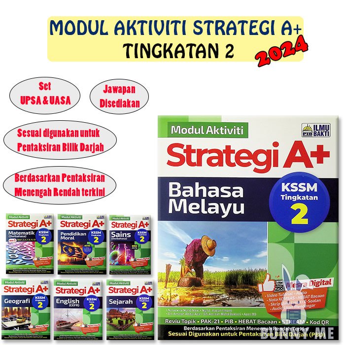 [BUNNY] 2024 Buku Sekolah : Modul Aktiviti Strategi A+ UASA KSSM ...