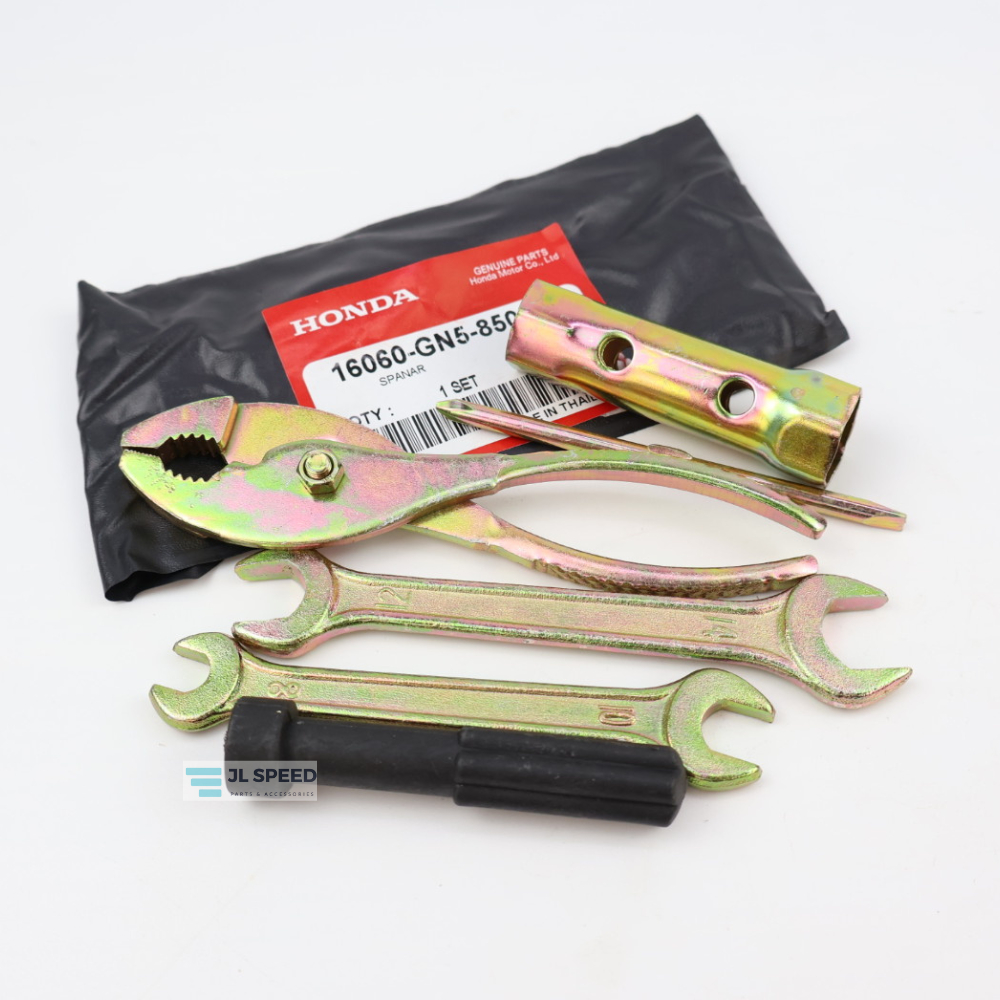 MOTORCYCLE EMERGENCY TOOLS KIT SPANNER SPANER SET ALAT MOTOSIKAL SCREW ...
