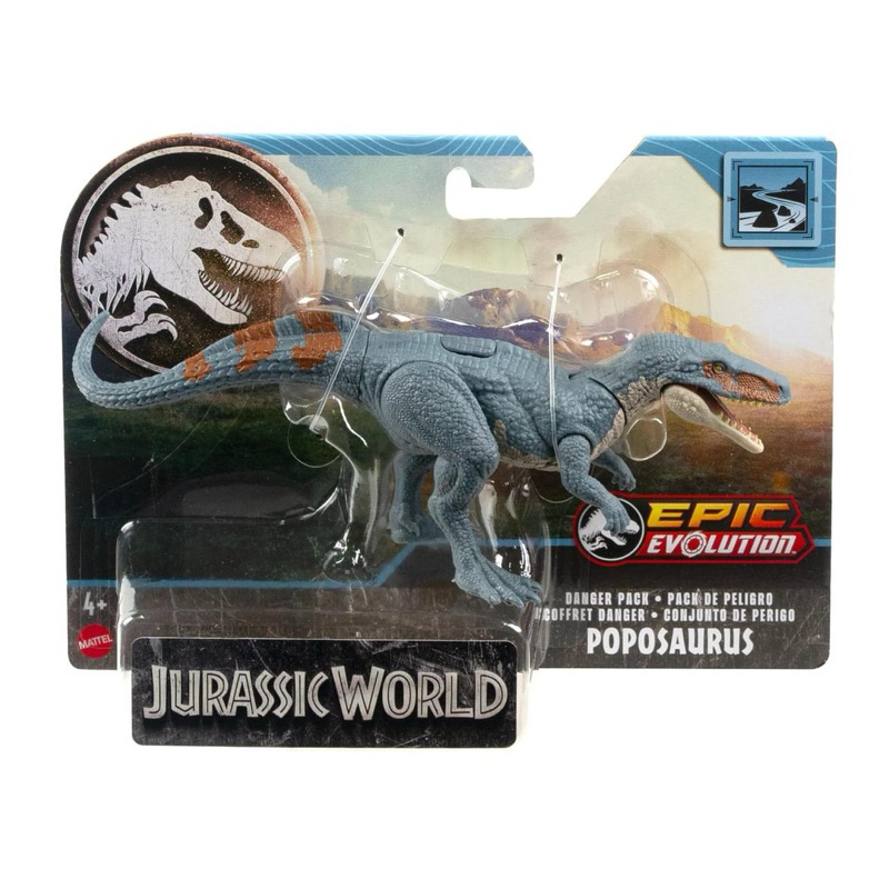 Mattel Jurassic World Epic Evolution Danger Pack Poposaurus (New Wave ...