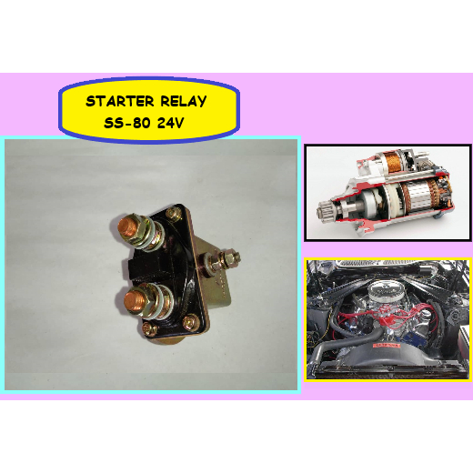 SOLENOID STARTER RELAY 24 VOLTAGE SS80 JAPAN Shopee Malaysia