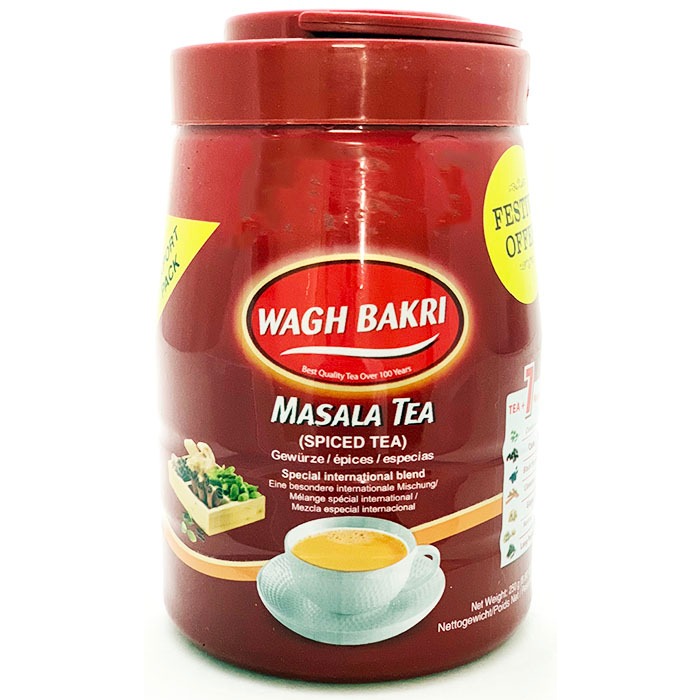 Wagh Bakri Premium Spiced Masala Tea | With 7 Refreshing Spices |JAR ...