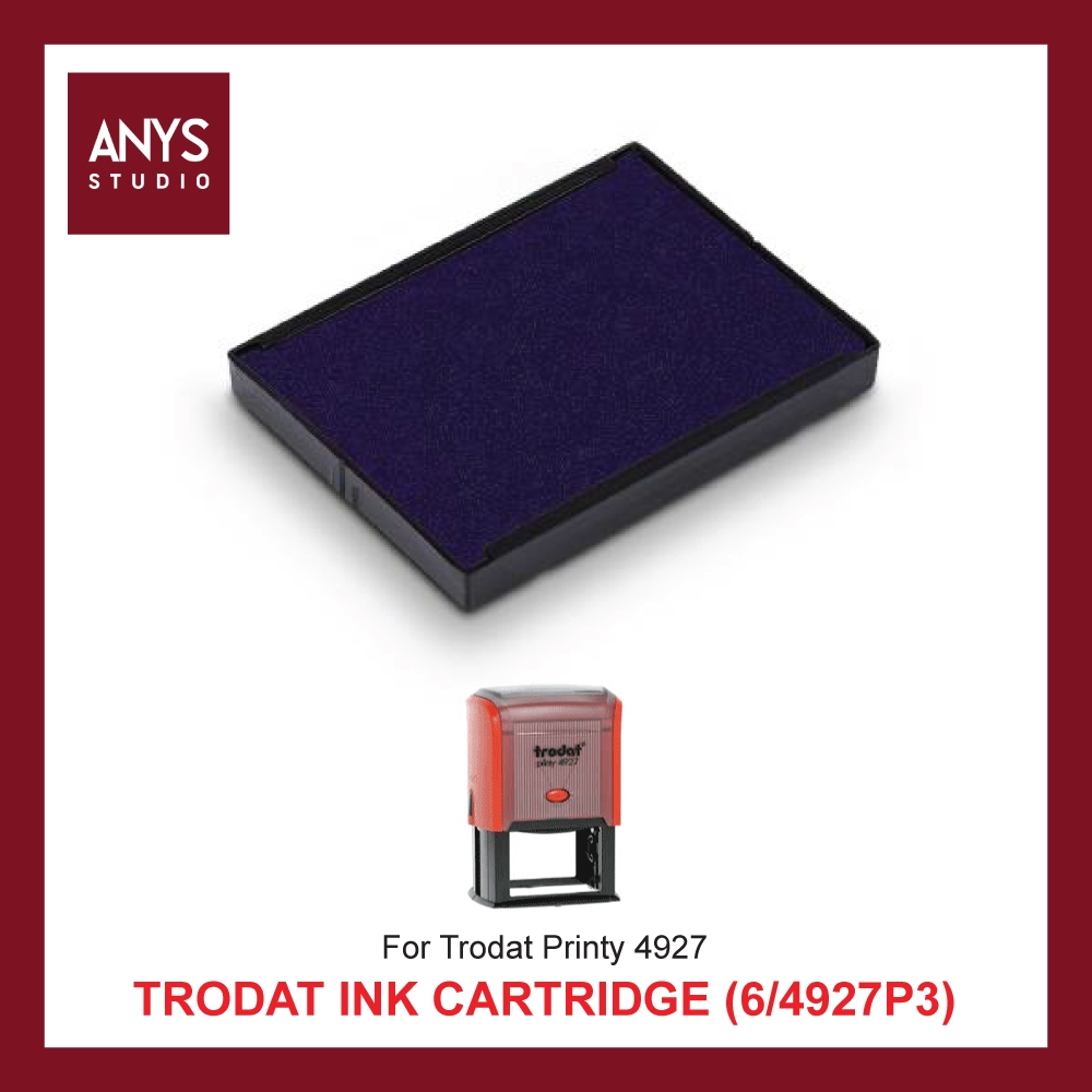 Timbro Testo Trodat Printy 4927 - Personalizzabile, Fino A 10 Righe, Larghezza 5,8 Cm - Ideale Per Ufficio E Documenti - Foto 3