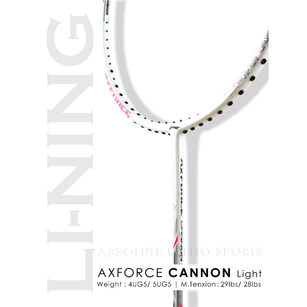 Li-Ning AXFORCE CANNON Light Badminton Racket | Shopee Malaysia