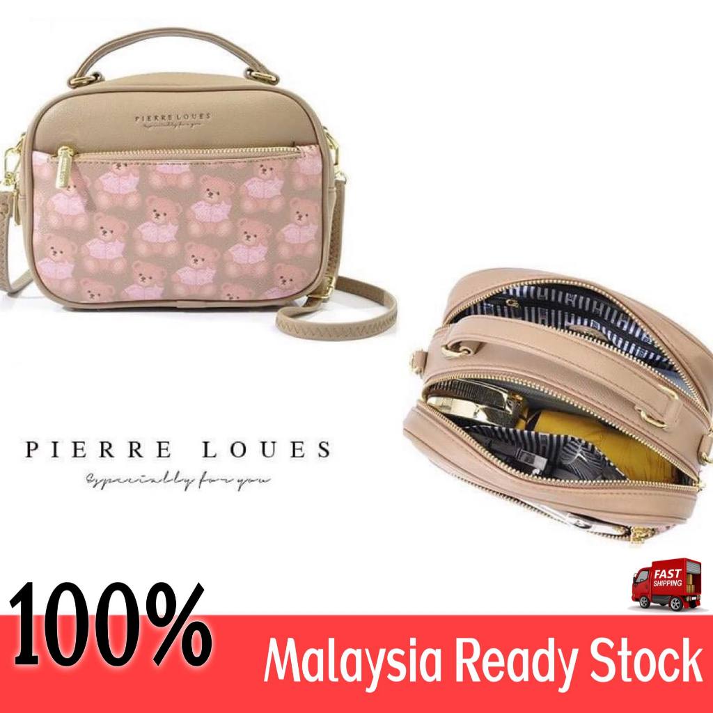 Pierre Loues ORIGINAL Satchel Bag Ready Stock Cute Bear Handbag