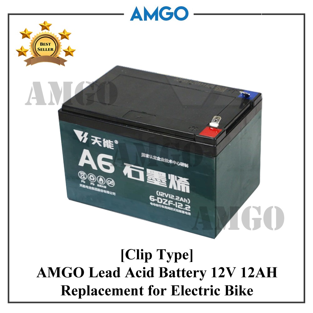 AMGO Original Tianneng Electric Bicycle Bike Motor EBike Battery