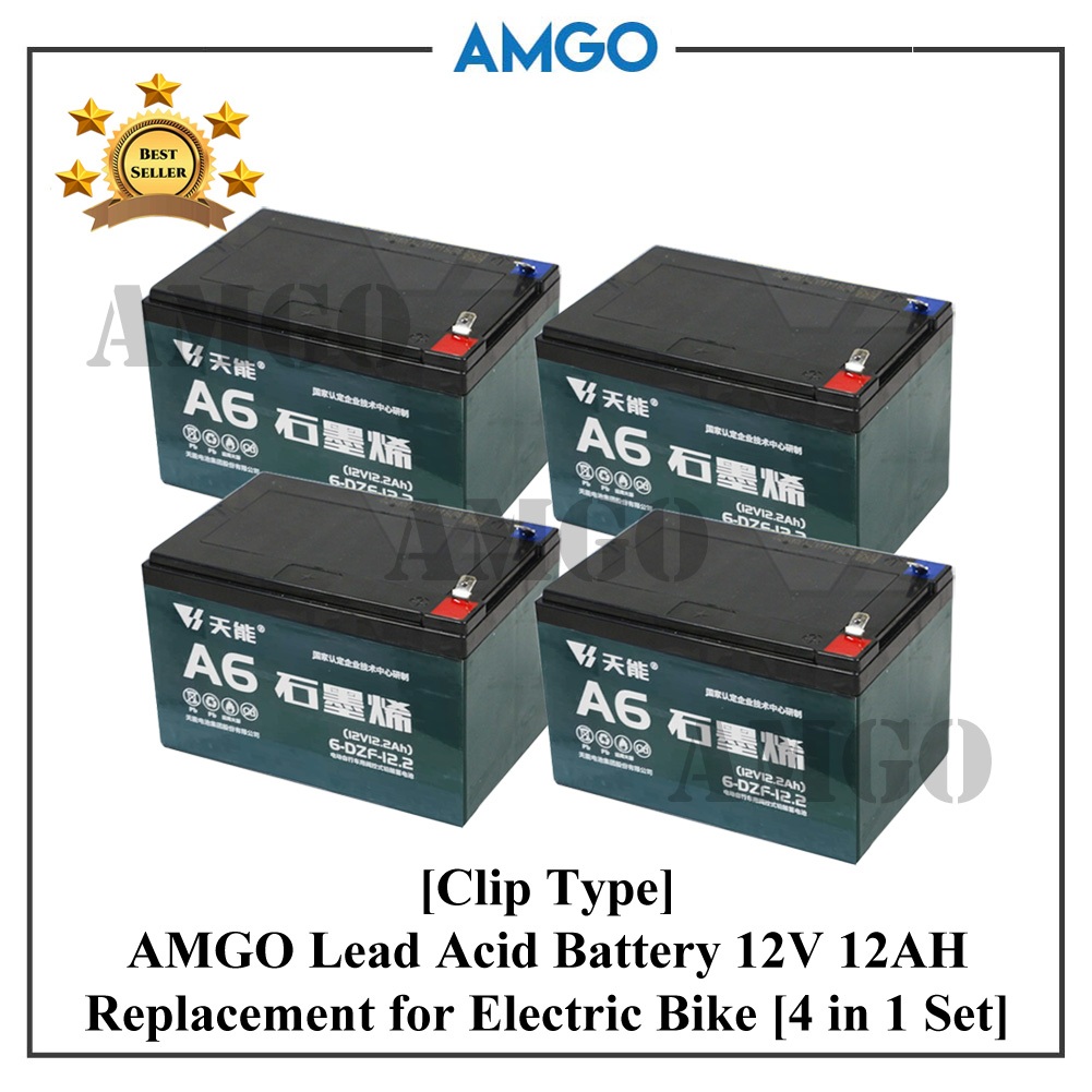 AMGO Original Tianneng Electric Bicycle Bike Motor EBike Battery