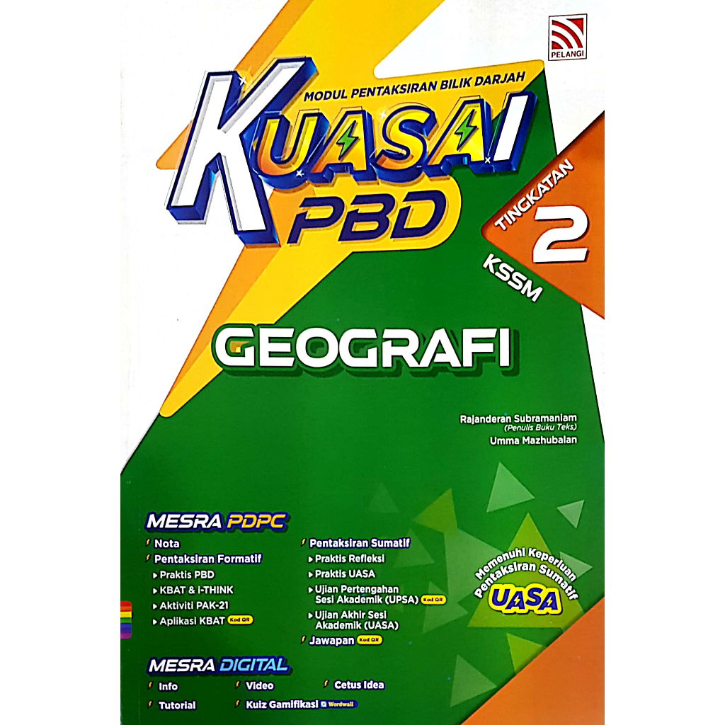 [ Pelangi ] Kuasai PBD Geografi Tingkatan 2 2023 Buku Latihan | Shopee ...