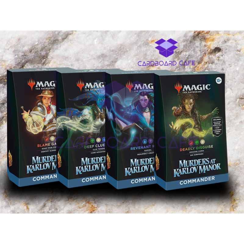 [NEW!!!] [MTG] [MKM] Magic The Gathering Murders at Karlov Manor Commander Deck Shopee Malaysia