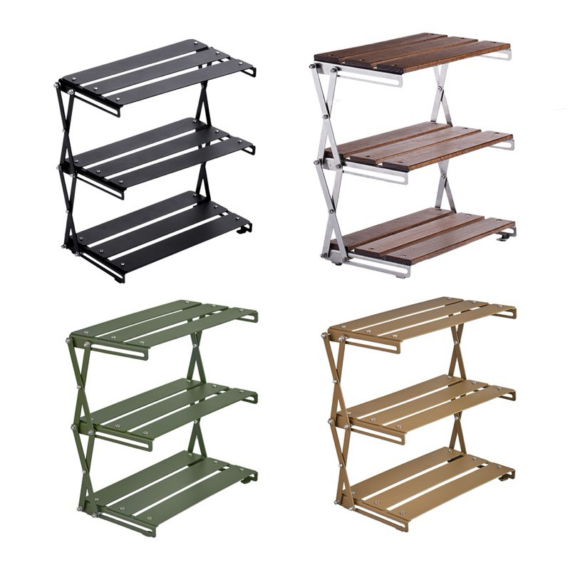 🔥Ready Stock 🔥 Camping Rack Table 3 Layer Tactical Style Portable ...