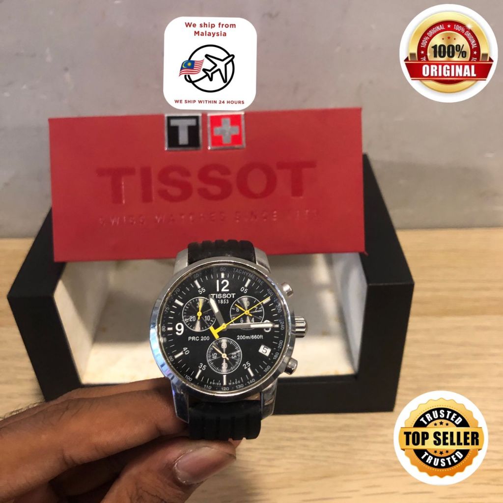 TISSOT PRC200 T461 WATCH JAM TANGAN COLLECTION 100% ORIGINAL USE