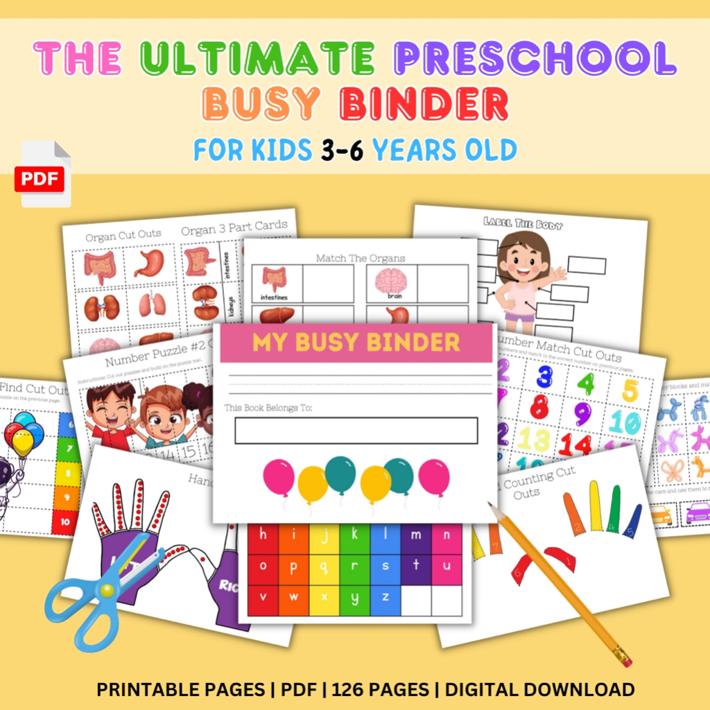 The Ultimate Preschool Busy Binder, Printable Toddler Busy Binder, Busy ...