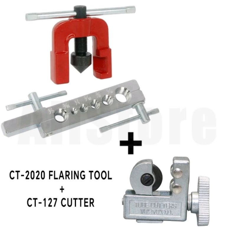 ALi Flaring Tool Copper Pipe Expanding Tool Stretcher Tool Set Manual ...