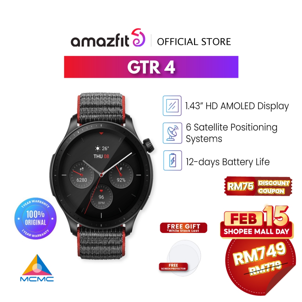 New Amazfit GTR 3 Pro GTR3 Pro GTR-3 Pro Smartwatch 1.45 AMOLED Display  Alexa Built-in GPS with Zepp OS for Android IOS