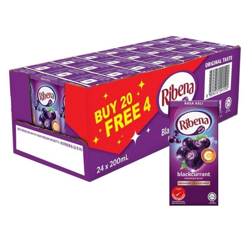 RIBENA PACKET 24X200ML /(CARTON) EXPIRY 2025 | Shopee Malaysia