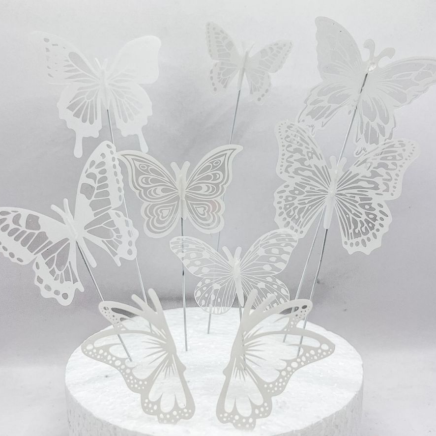 50+ Types Butterfly Cake Topper Decoration Butterfly Hiasan Rama Rama 