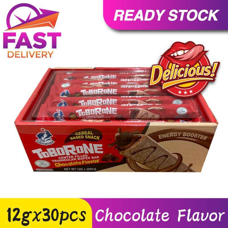 TWINFISH Toborone Centre Filled Triangular/Roll Wafer Bar (30PCS ...