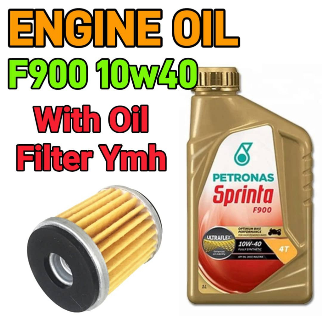 MINYAK HITAM ENGINE OIL PETRONAS SPRINTA F900 10W40 FULLY SYNTHETIC 1.0 ...