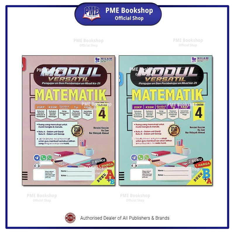 [PME Bookshop] (2024 Buku Sekolah) Nilam Publication: Modul Versatil ...