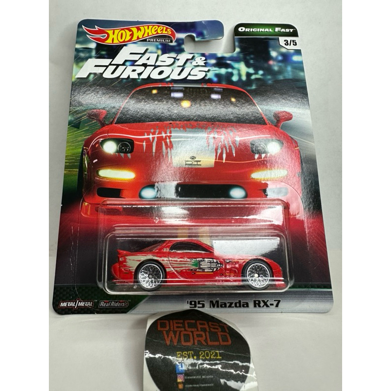 Hotwheels Car Culture/Premium Fast and Furious Original Fast 95’ Mazda ...
