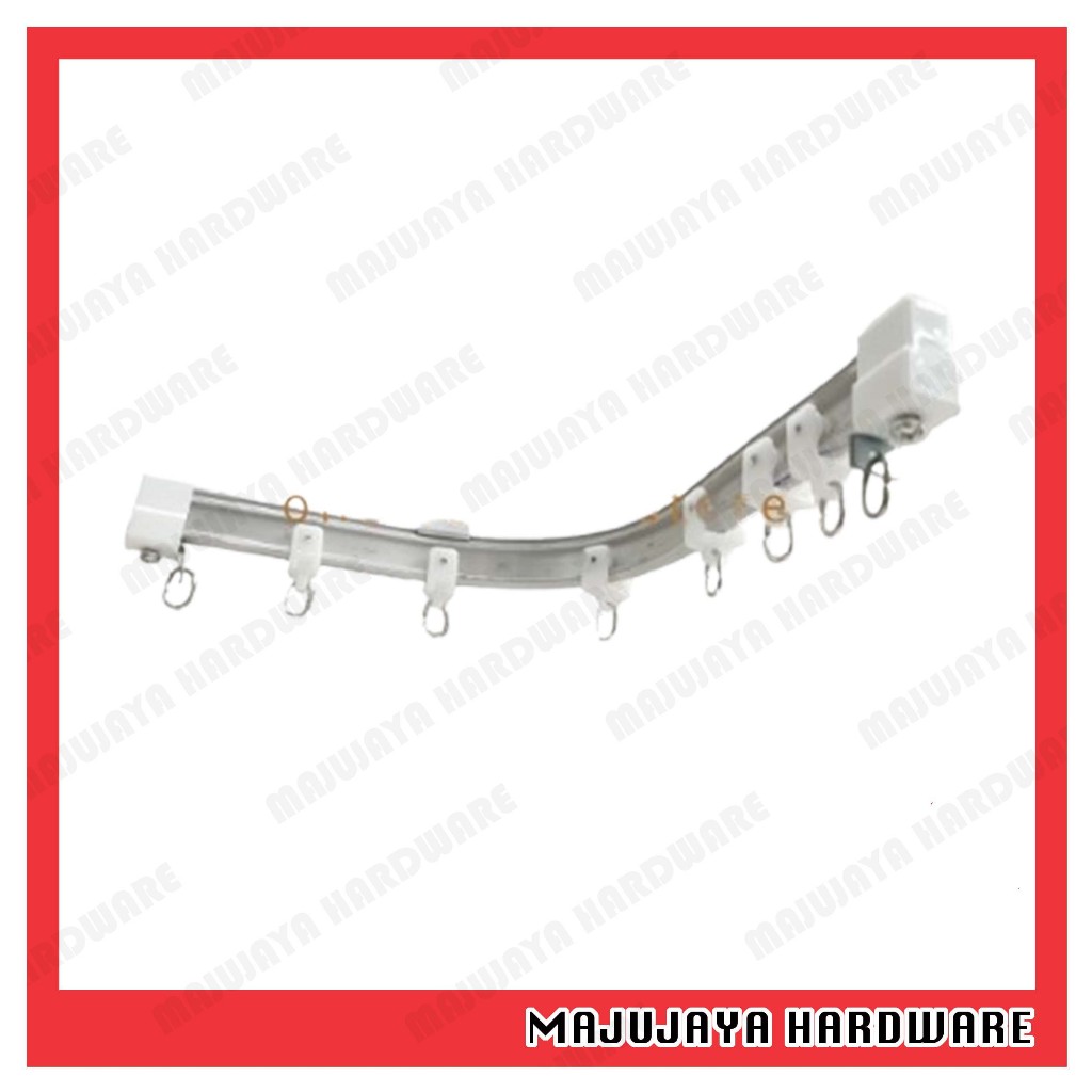 Curve Curtain Langsir Track Batang Rail Aluminium Curve Railing ...