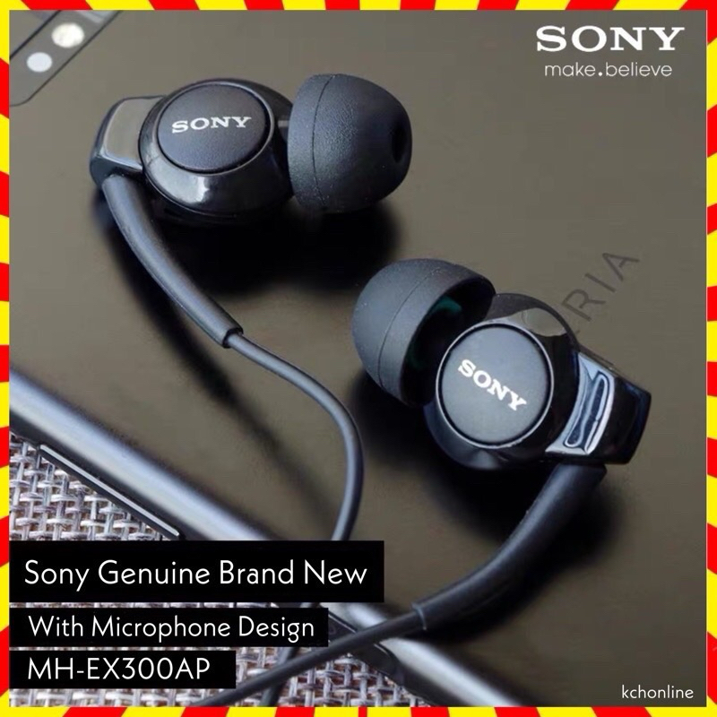 Sony Mh-Ex300ap Stereo Headset Mh Ex300ap Mh Ex 300 Ap