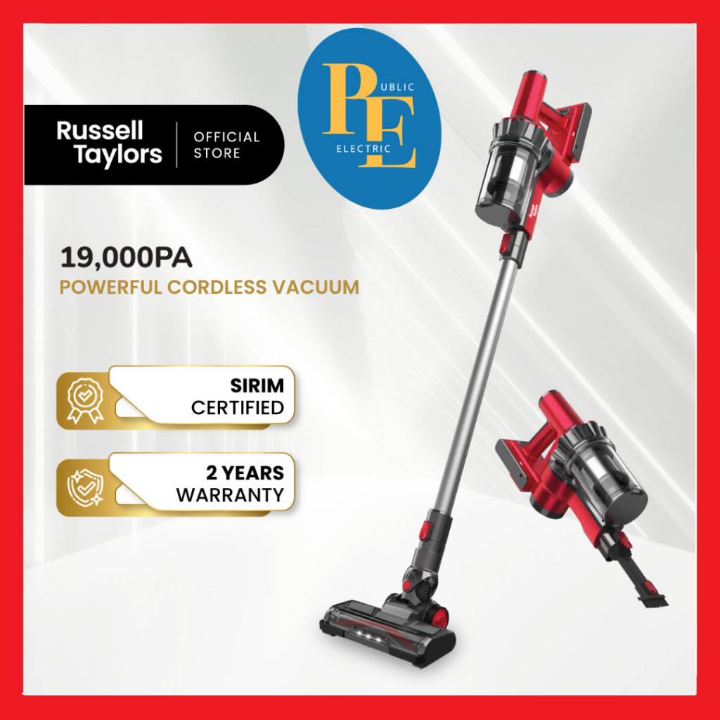 Russell Taylors Cordless Vacuum Cleaner with Motorized Brush VC 25 Shopee Malaysia
