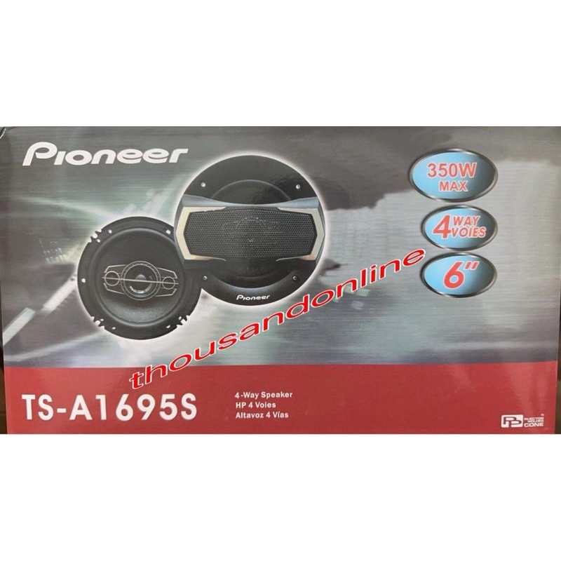 Pioneer Speaker 6 inch 400 WATT TS-A1696S 6 inch 3 Way 16cm 500Watt Car ...