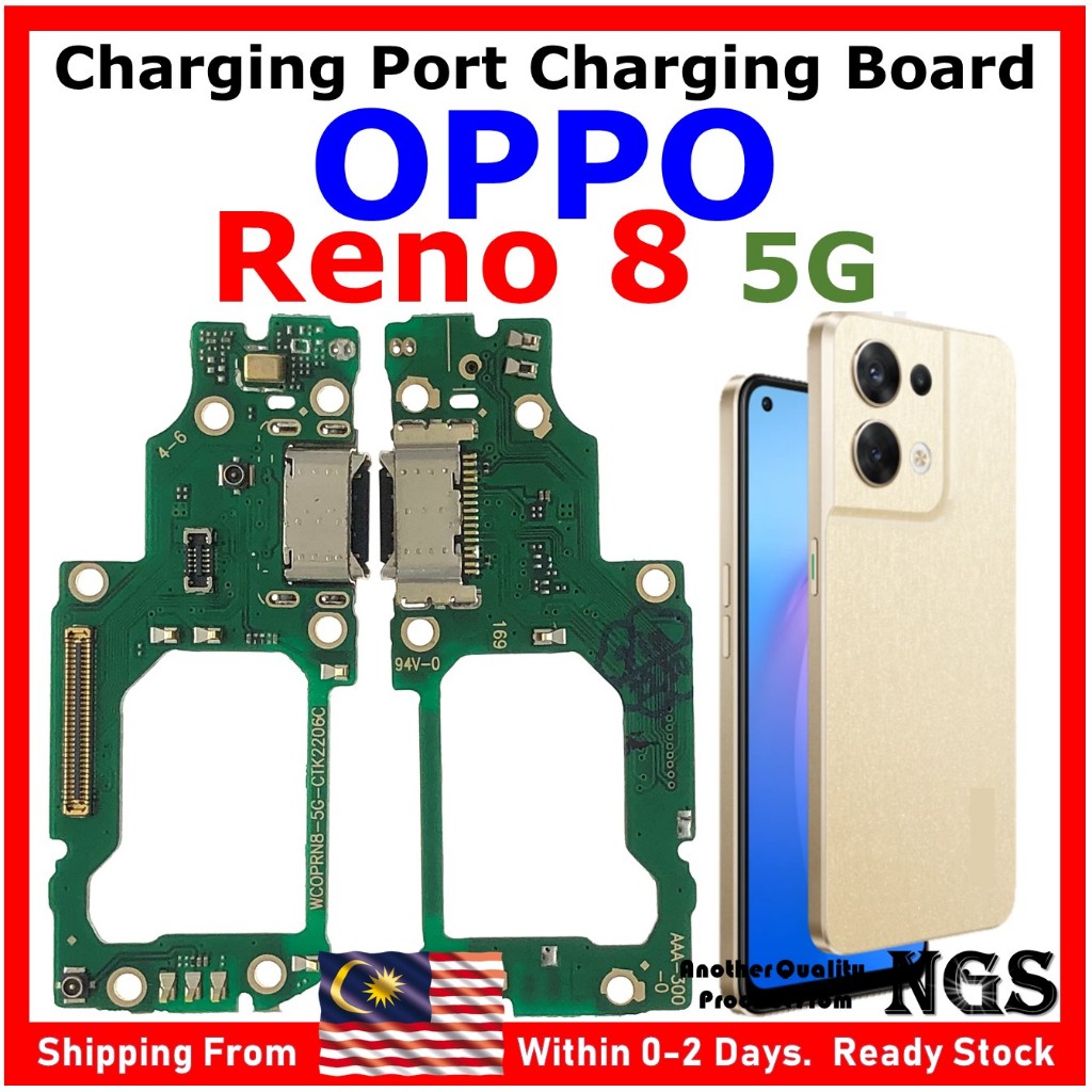 Connecteur De Charge Pour Oppo Reno8 5G - Pièce Détachée D'occasion Fonctionnelle