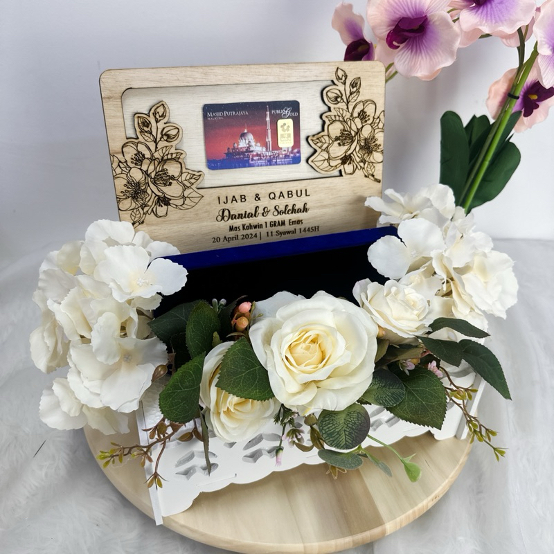 Frame Mas Kahwin Duit/ Kad Gold Bar/ Kad Dinar Ijab Qabul Hantaran ...
