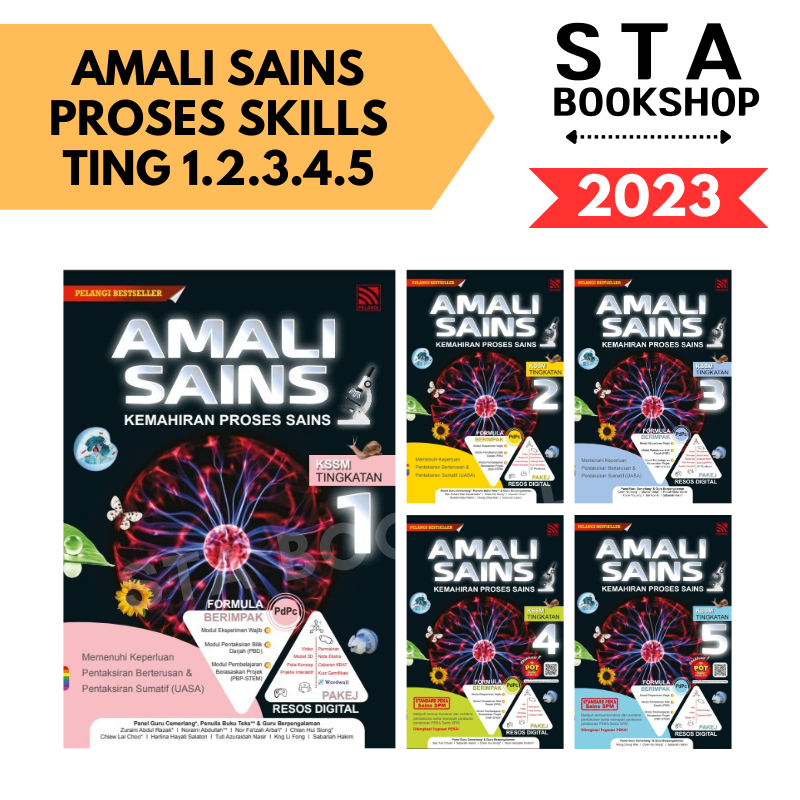 [STA] 2024 AMALI PROSES SAINS KSSM TINGKATAN 1. 2. 3. 4. 5 (PELANGI ...