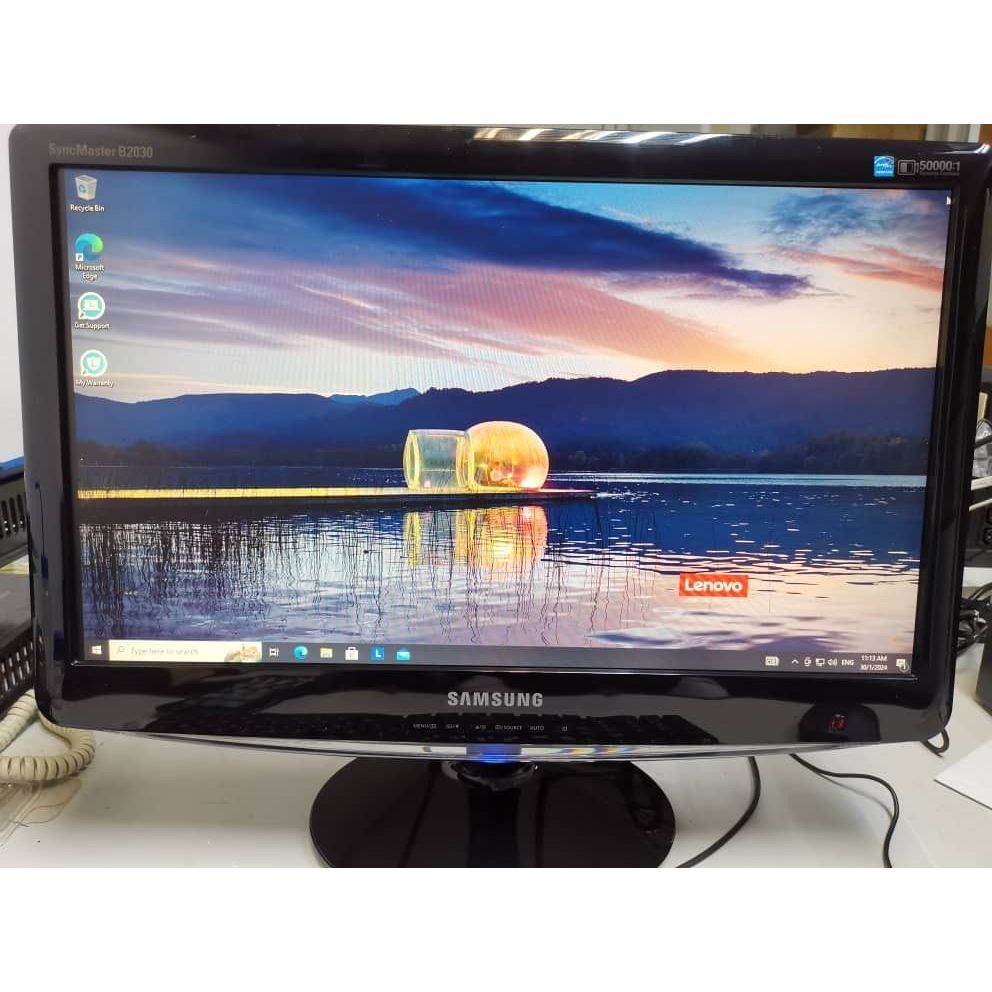 Samsung Monitor B2030 20" Widescreen LCD Computer Display Shopee Malaysia