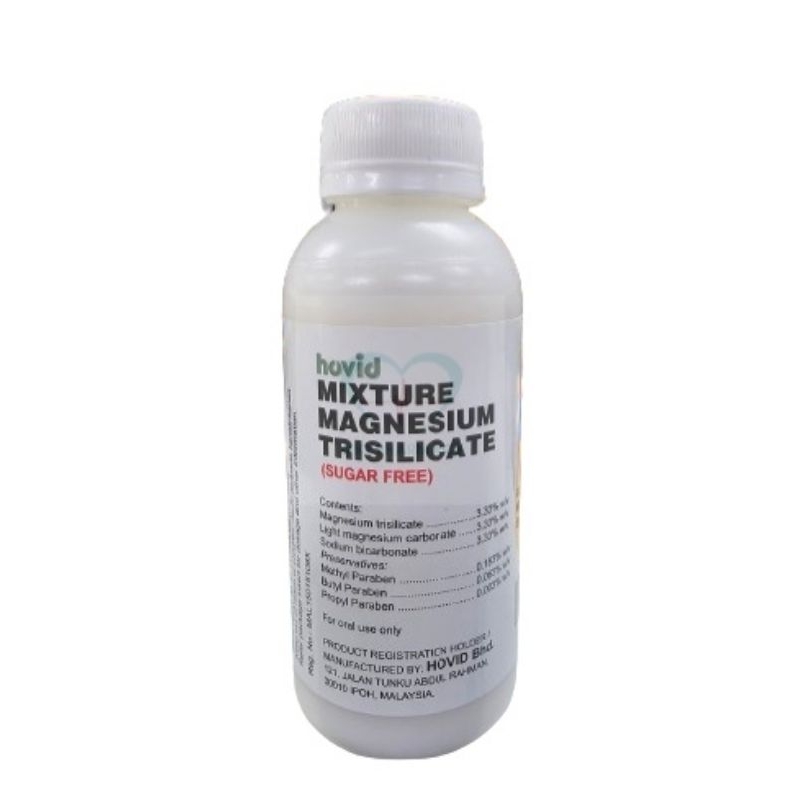 HOVID MIXTURE MAGNESIUM TRISILICATE 120ML ANTACID FOR GASTRIC Shopee