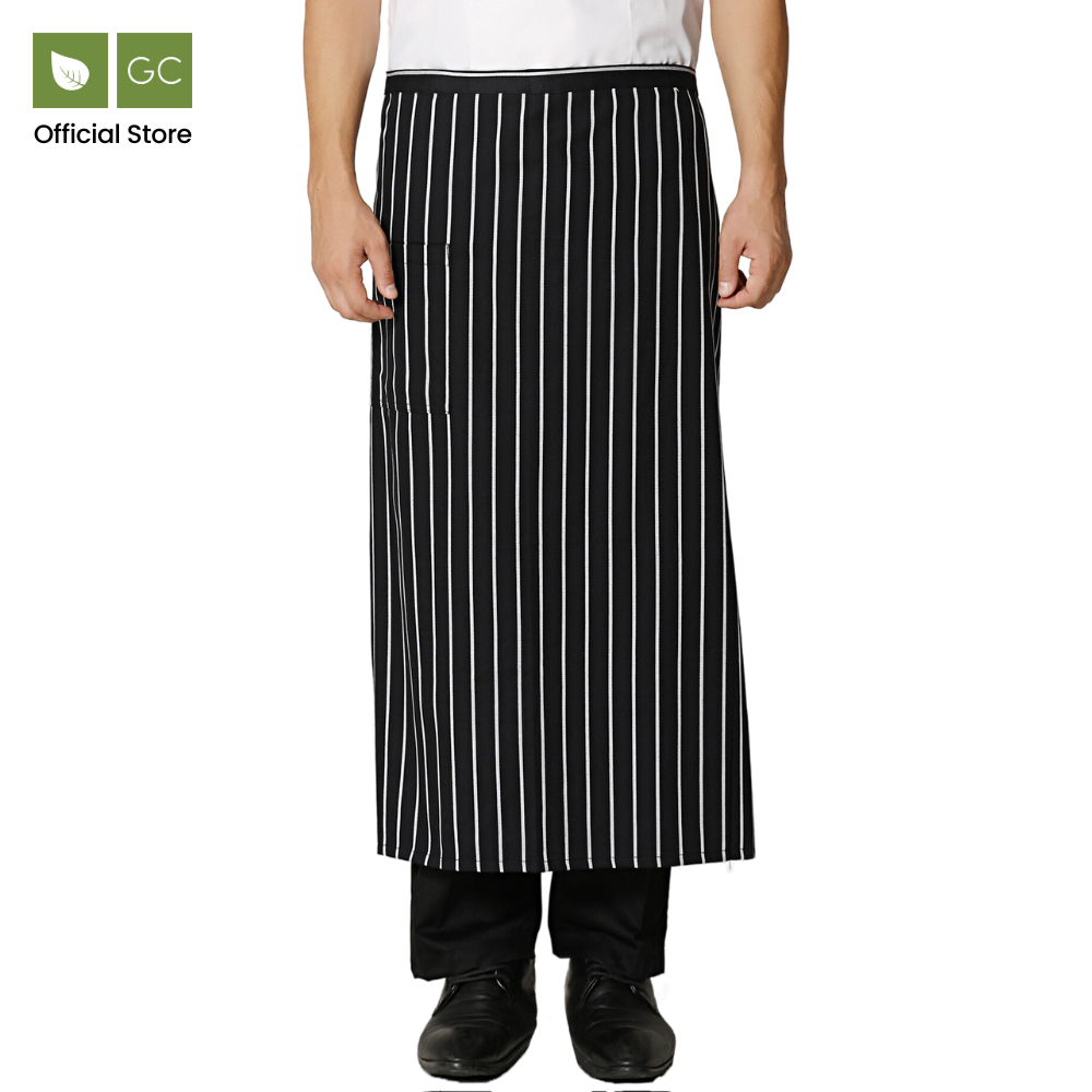 Chef Apron Big Stripes | Half Apron | Kitchen Apron | Shopee Malaysia