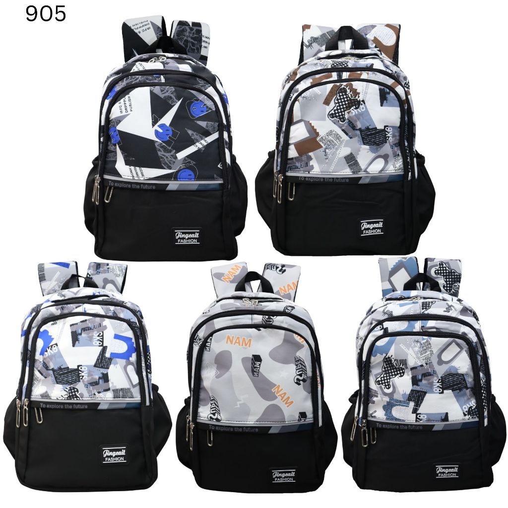 905 #Korea Beg Backpack High Quality ( Beg Sekolah / School Bag / Beg ...