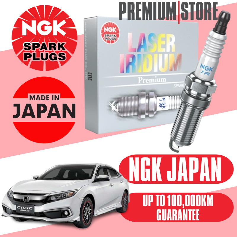 ORIGINAL NGK LASER IRIDIUM SPARK PLUG HONDA CIVIC FC 1.5 TURBO FK8 type R (2016) JADE 1.5