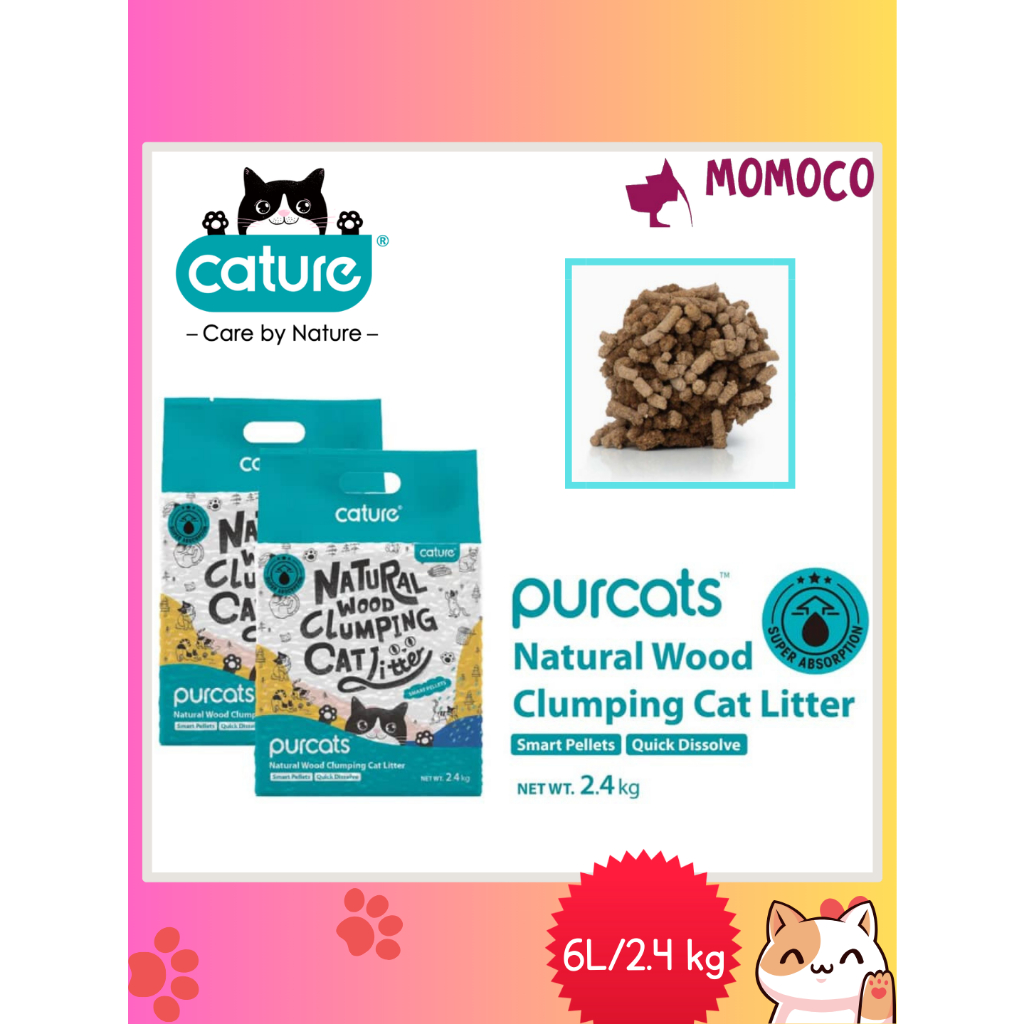 Purcats Cature Premium Natural WOOD Cat Litter Pasir