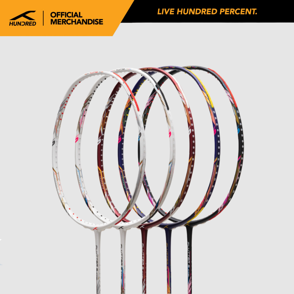 Hundred Flutter S Ctrl Badminton Racket | Shopee Malaysia