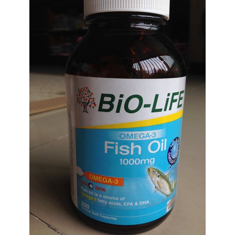 BIOLIFE FISH OIL OMEGA3 200s (exp12/08/2024) Shopee Malaysia