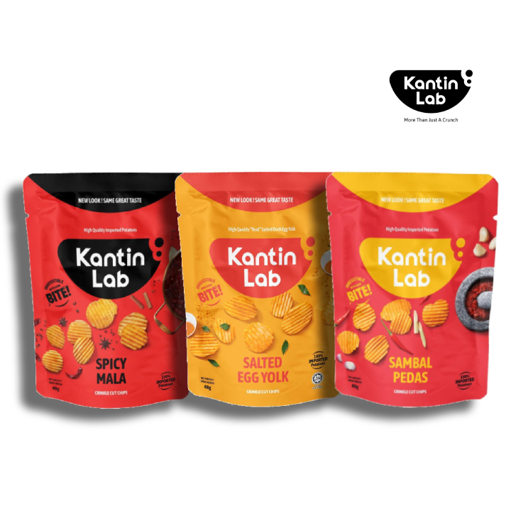 Kantin Lab Salted Egg Yolk / Sambal Pedas Flavoured / Spicy Mala