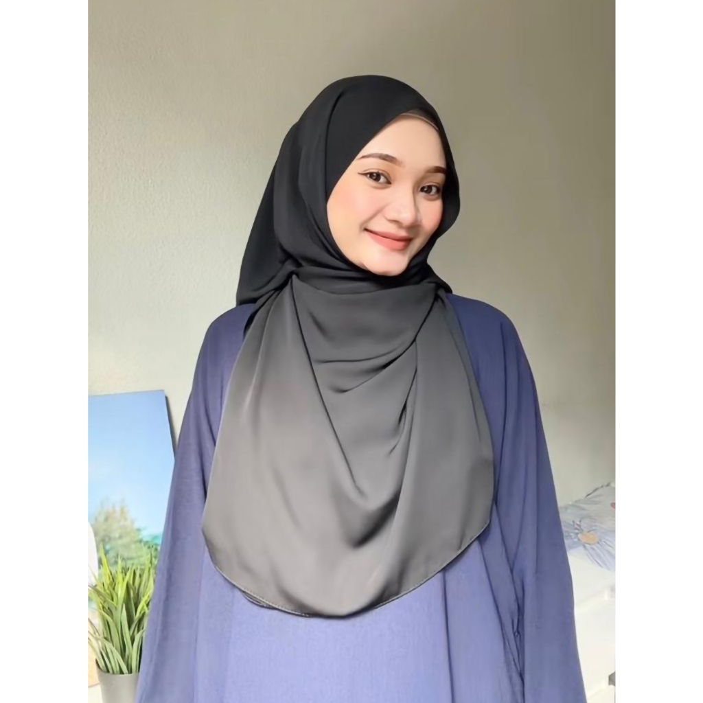 cara pakai shawl flowy