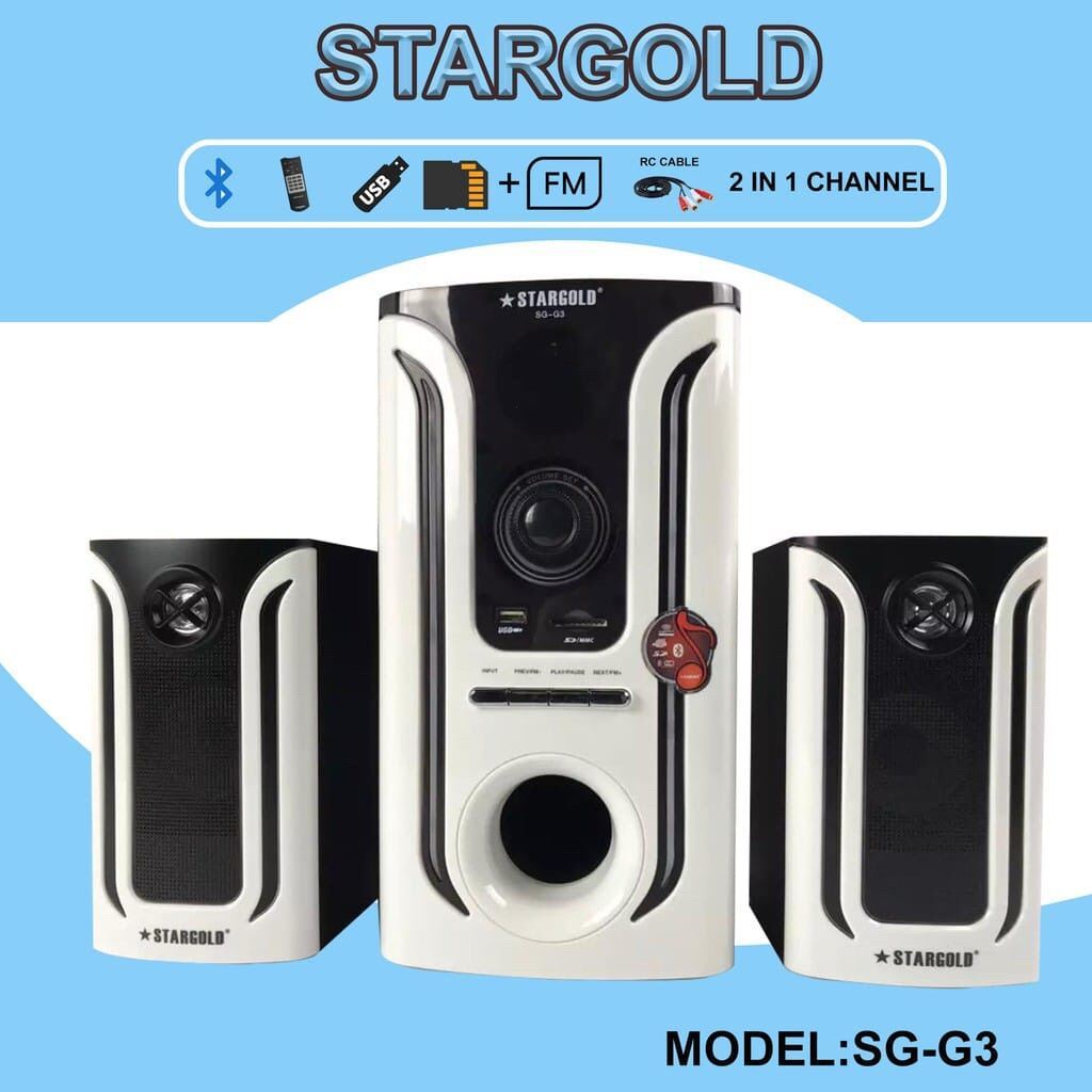 Ready to Stock Home theater system channel, Stargold SG-G3