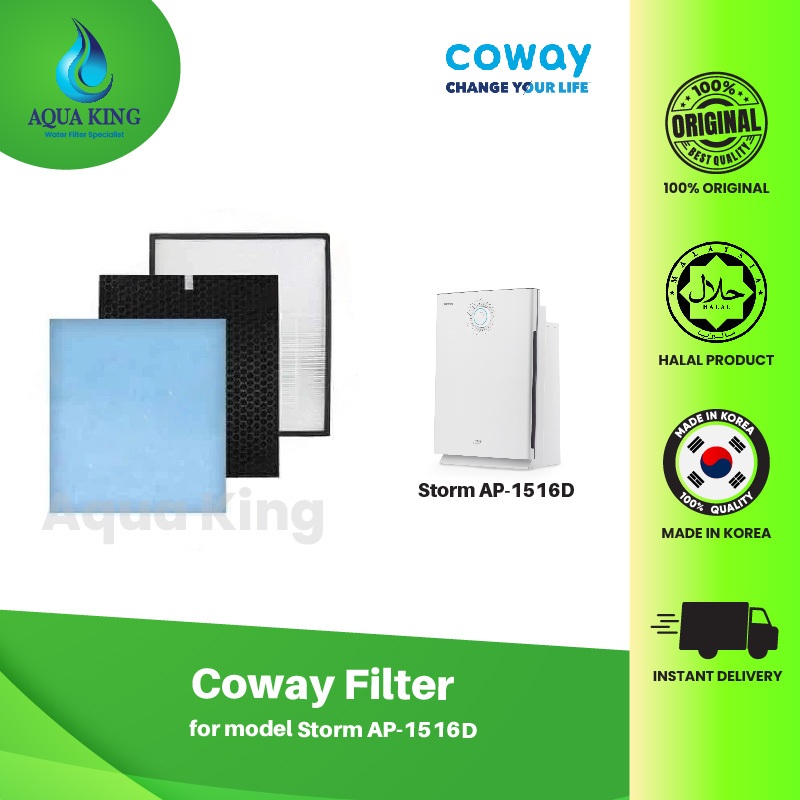 100% Original Coway Air Purifier Storm Filter Penapis udara | Shopee ...
