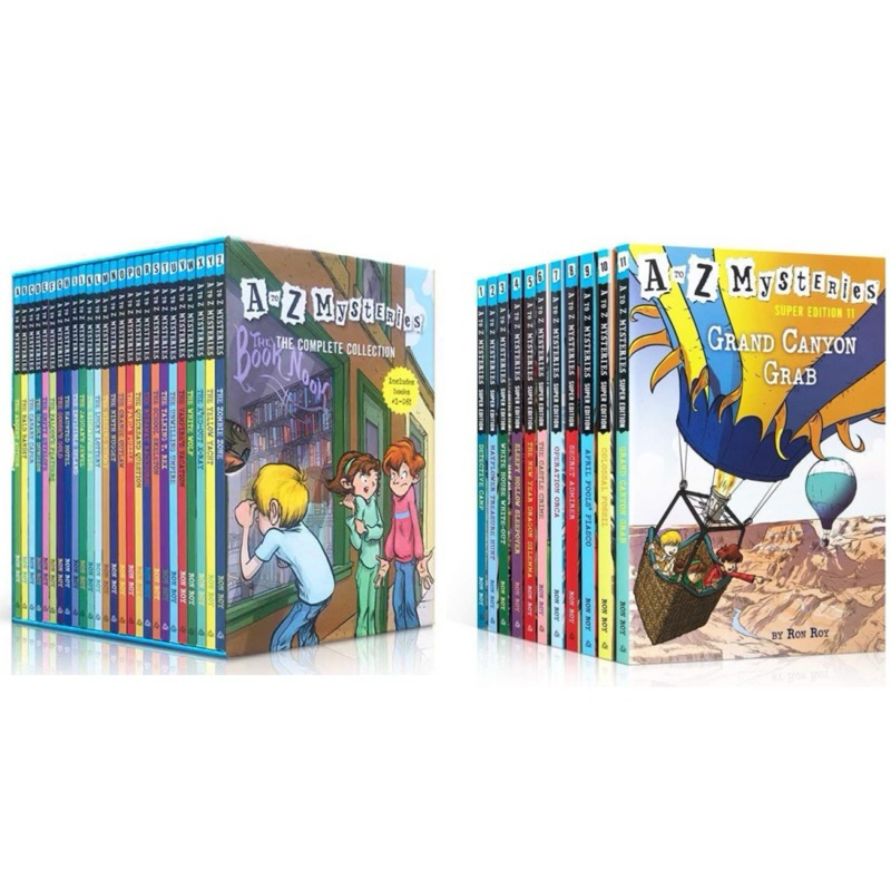 （26 Books) A to Z Mysteries story books box set | Shopee Malaysia