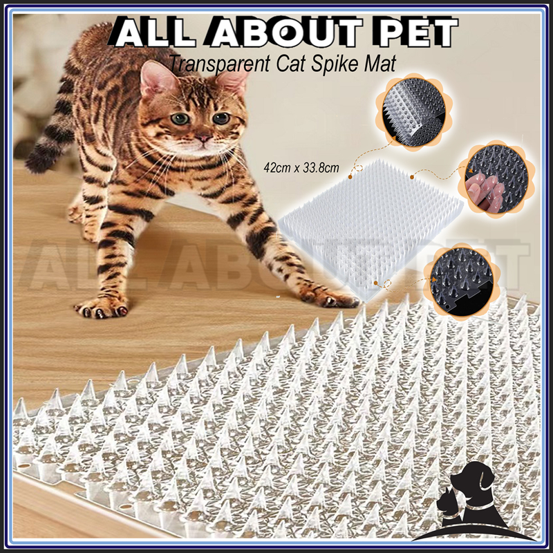 Scat Mat for Cats Clear Pet Spike Mats with Spikes to Deter Dogs and