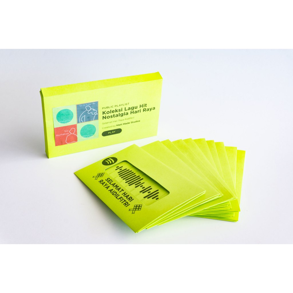 Customisable] 10 Pieces sampul duit raya scannable Spotify - Main Image