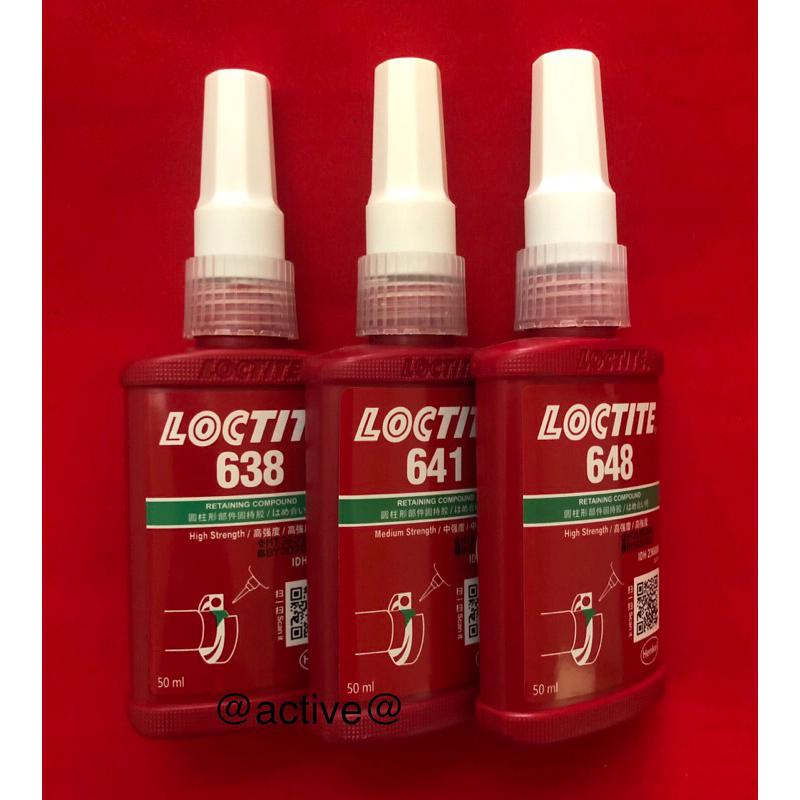 (Ready Stock ) *Loctite638 641 648 Retaining Compound50ml