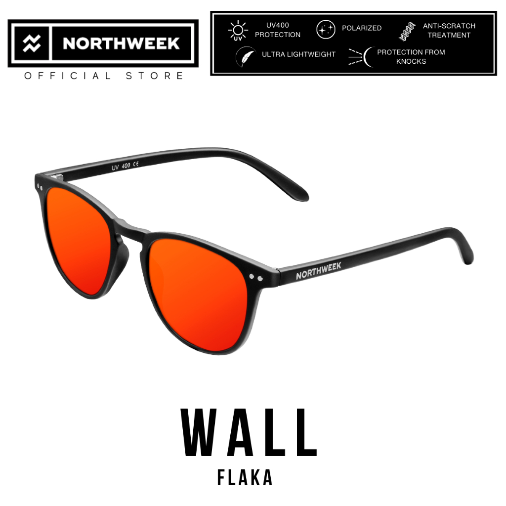 NORTHWEEK Wall Flaka Polarized Uv400 Protection Unisex Sunglasses Shopee Malaysia