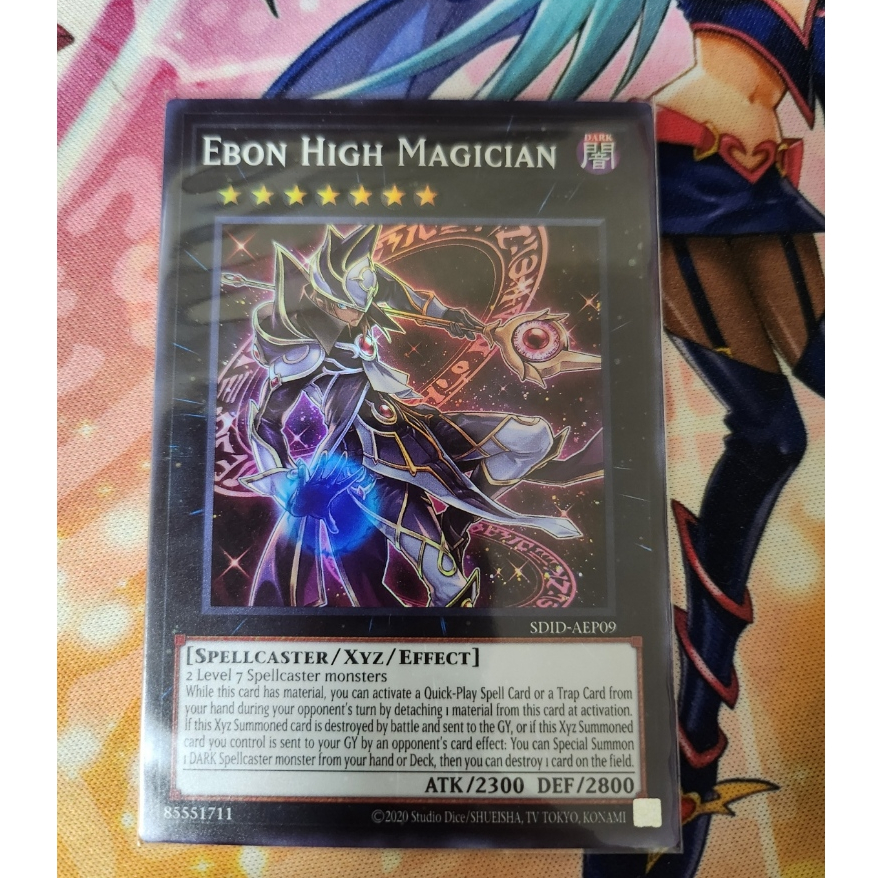 YUGIOH Ebon High Magician SDID-AEP09 Super Rare Asian Edition | Shopee ...